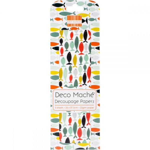 NOTM335925 Deco Mache Paper 10.25"X14.75" 3/Pkg