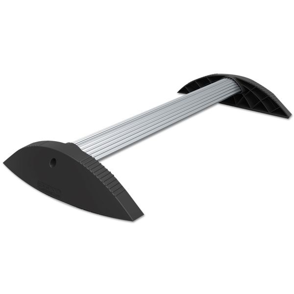 SAFFFR1000 Safco Active Stabilizing Footrest by Focal Upright, 14w x 26 d x 3 1/2h, Aluminum/Black