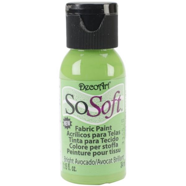 NOTM356138 SoSoft Avocado Green Acrylic Fabric Paint