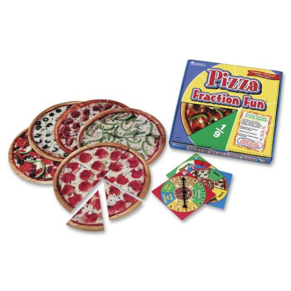 LRN5060 Learning Resources Pizza Fraction Fun Game