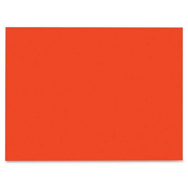 PAC6603 SunWorks Construction Paper, 58 lbs., 9 x 12, Orange, 50 Sheets/Pack