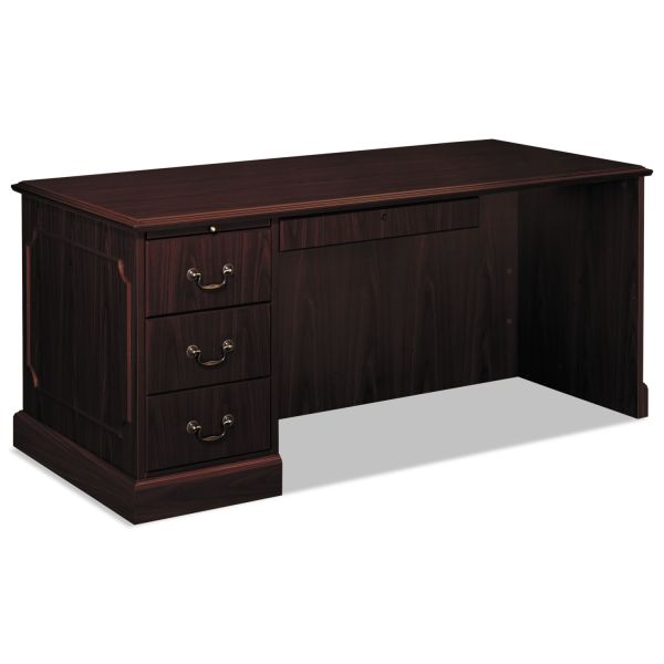 HON94284LNN HON 94000 Series Desk For Right Return, 66w x 30d x 29-1/2h, Mahogany