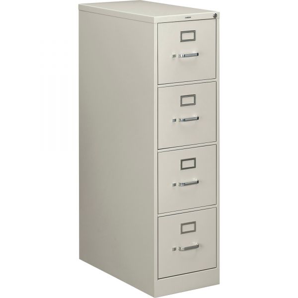 HON214PQ HON 210 Series Four-Drawer, Full-Suspension File, Letter, 28-1/2d, Light Gray