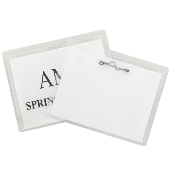 CLI94043 C-Line Pin Style Name Badge Holder Kit