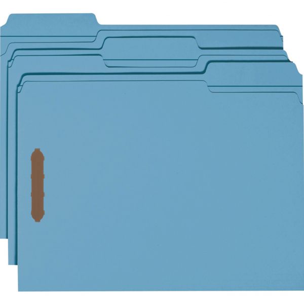 SMD12041 Smead 100% Recycled File Folders With Fasteners