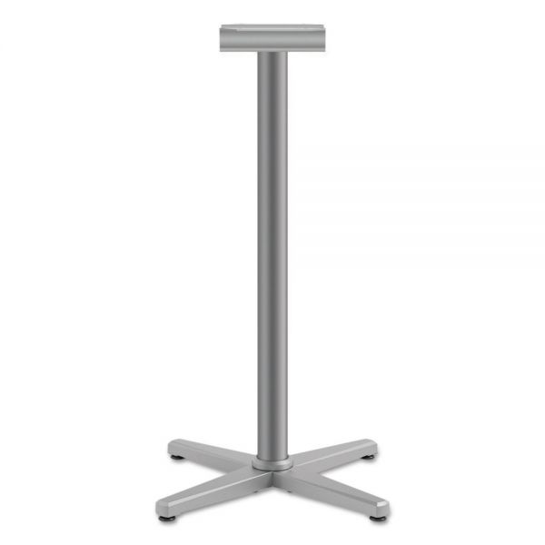 HONCT42MXP6N HON Arrange X-Leg Base, 26w x 26d x 42h, Textured Satin Chrome