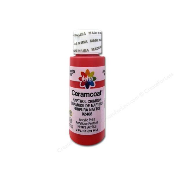 NOTM131338 Ceramcoat Naphthol Crimson Acrylic Paint