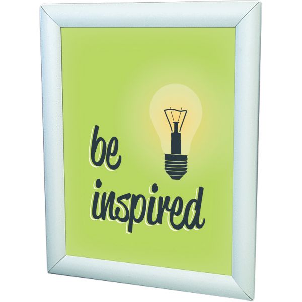 DEF690002 deflecto Wall Mount Display Frame, 11 x 17, Silver