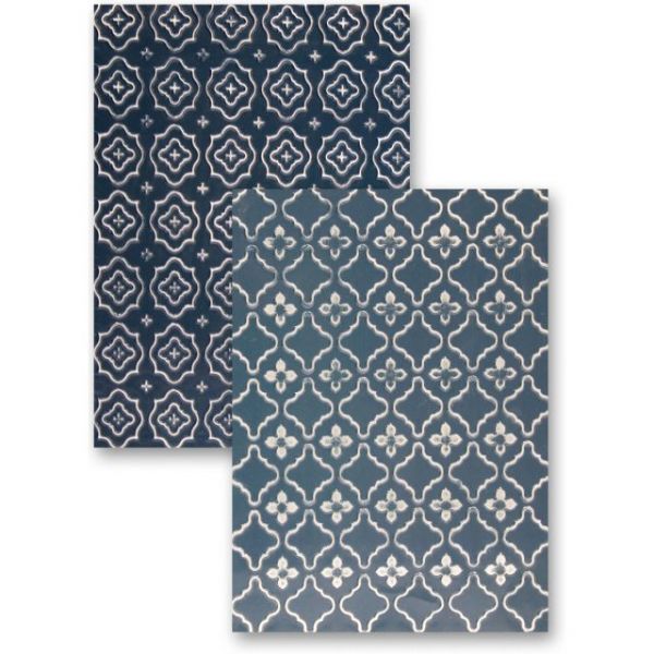 NOTM214058 Spellbinders M-Bossabilities A4 Card Embossing Folder