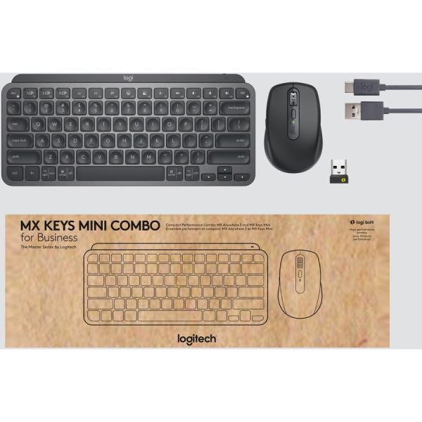 Logitech MX Keys Mini Combo for Business Wireless Mouse and 