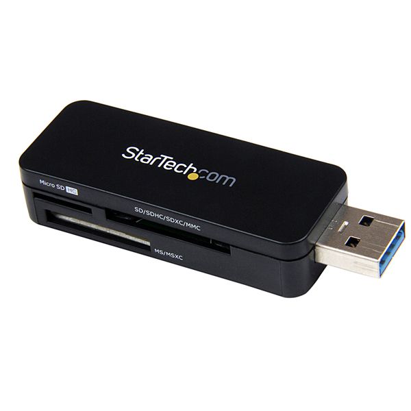 SYNX3601922 StarTech.com USB 3.0 External Flash Multi Media Memory Card Reader - SDHC MicroSD