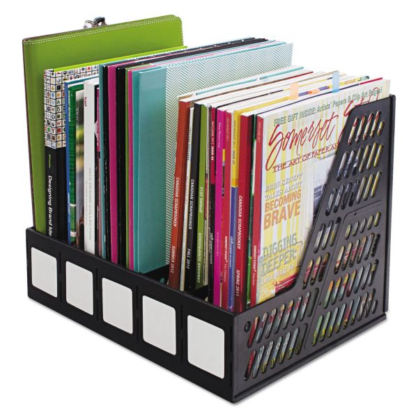 AVT34092 Advantus Literature File, Five Slots, Black