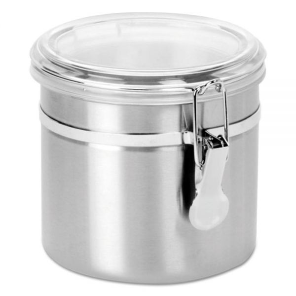 OSISSC0381 Office Settings Stainless Steel Canisters, 38 oz