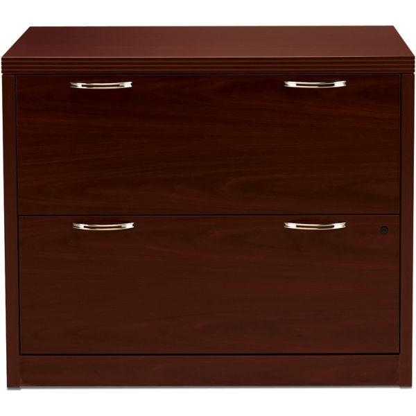 HON11563AFNN HON Valido 11500 Series Two-Drawer Lateral File, 36w x 20d x 29 1/2h, Mahogany