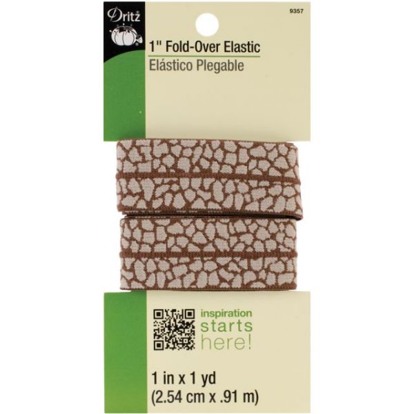 NOTM100389 Fold-Over Elastic 1"X1yd