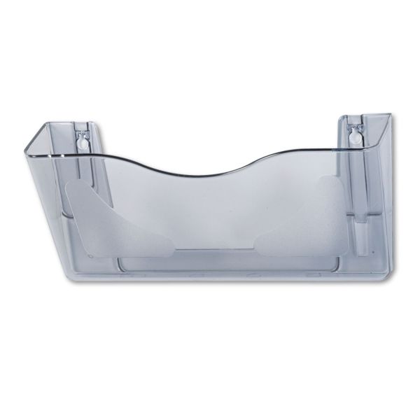 DEF63102 deflecto DocuPocket Landscape Wall File Pocket, Large Files/Tabloid, Smoke