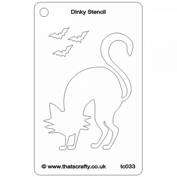 NOTM370028 That's Crafty Dinky Stencil 3"X4.75"