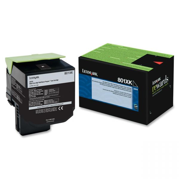 SYNX3402645 Lexmark 801XK Black Extra High Yield Return Program Toner Cartridge (80C1XK0)