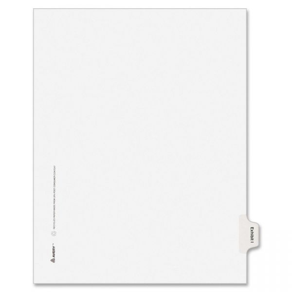AVE82115 Avery Legal Exhibit Index Dividers