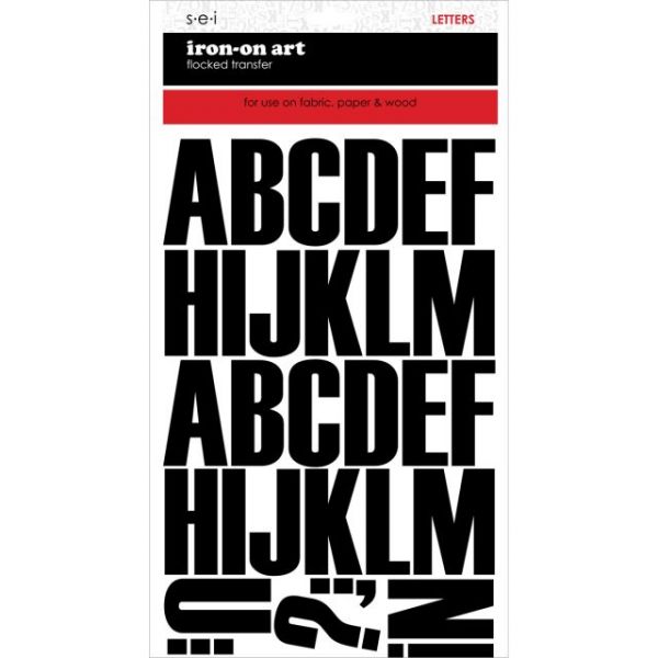 NOTM226847 Block Letter Transfers 2" 2 Sheets/Pkg