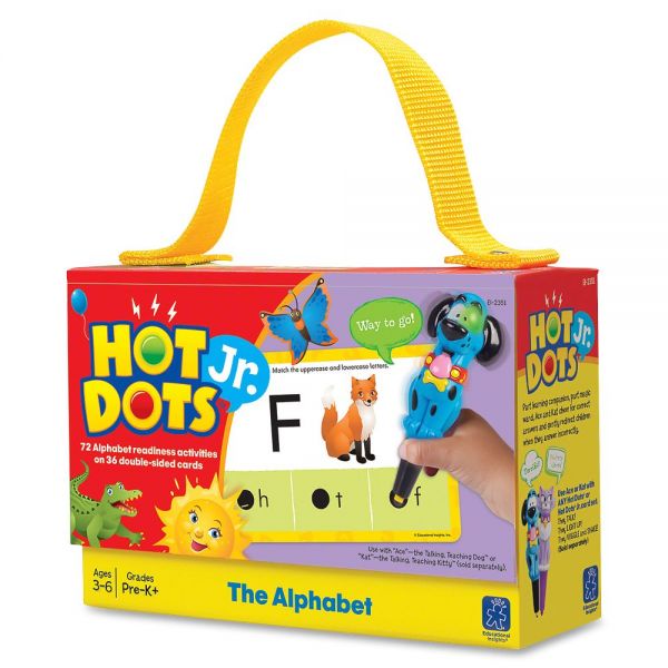 EII2351 Hot Dots Jr. Card Set The Alphabet