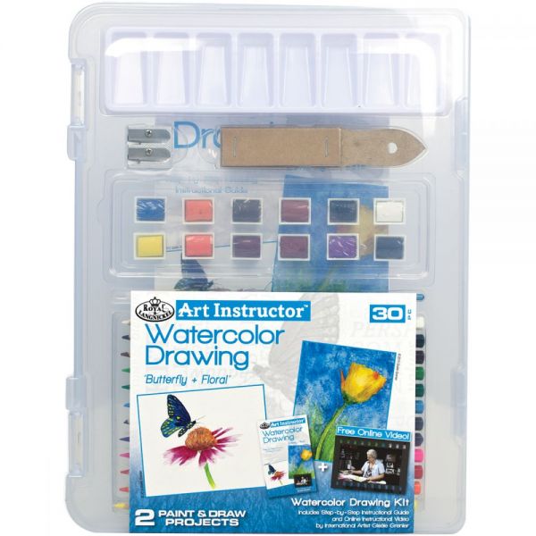 NOTM425255 Art Instructor Watercolor Pencil Drawing Clearview Art Set