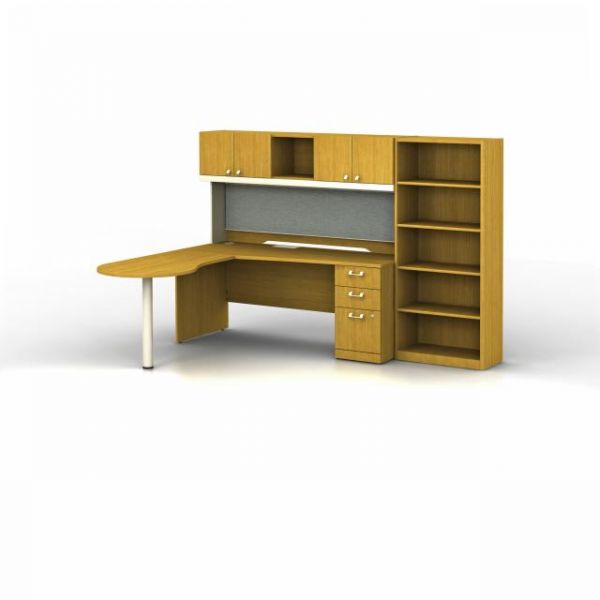 BSHQUA009MCL bbf Quantum Professional Configuration - Modern Cherry finish by Bush Furniture