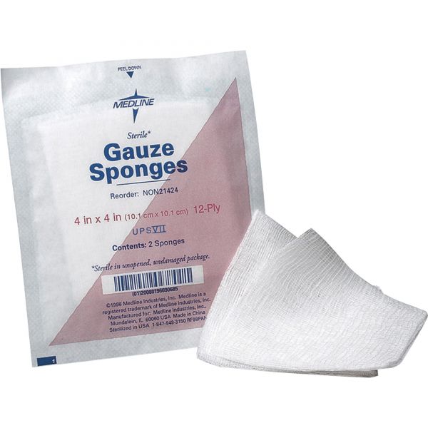 MIINON21424 Medline Sterile Gauze Sponges
