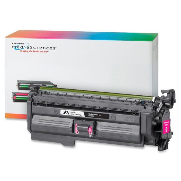 MDA39728 Media Sciences Remanufactured HP CE262A Magenta Toner Cartridge