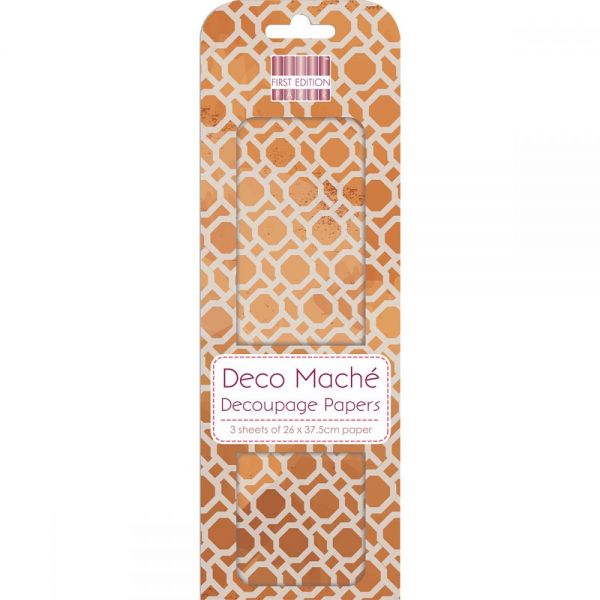 NOTM425924 Deco Mache Paper 10.25"X14.75" 3/Pkg