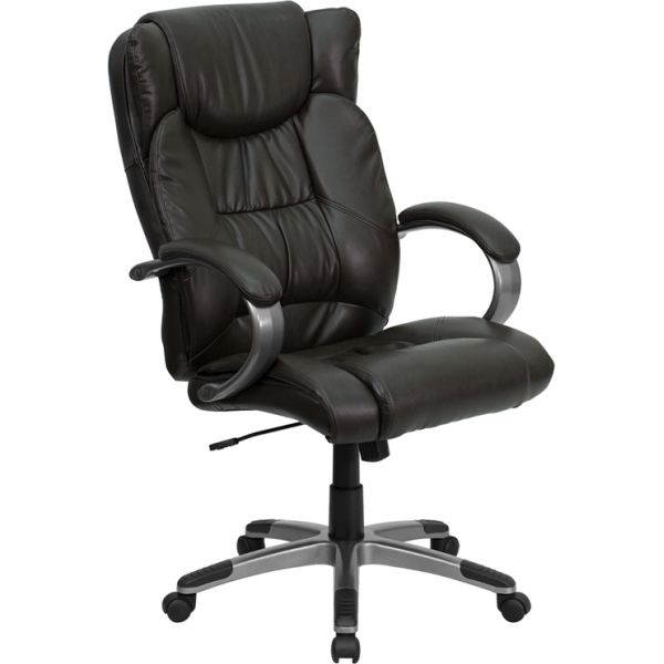 FHFBT9088BRNGG Flash Furniture High Back Executive Swivel Office Chair