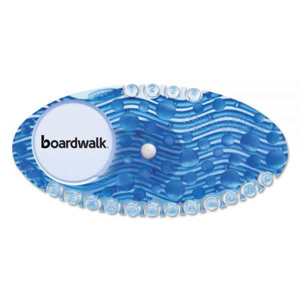BWKCURVECBL Boardwalk Curve Air Freshener, Cotton Blossom, Blue, 10/Box