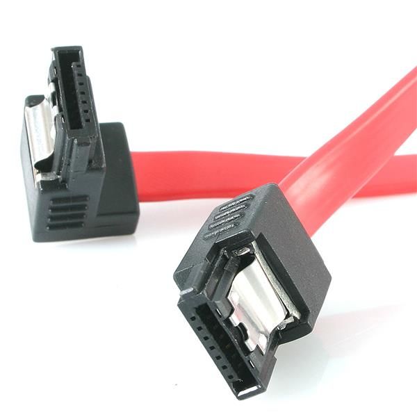 SYNX1121527 StarTech.com 12in Latching SATA to Right Angle SATA Serial ATA Cable
