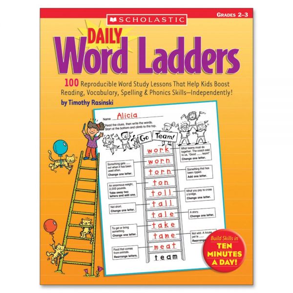 SHS0439513839 Scholastic Daily Word Ladders, Grades 2-3, 112 Pages