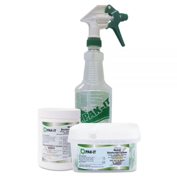 BIG5611203800CT PAK-IT Neutral Disinfectant Surface Cleaner