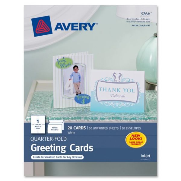 AVE03266 Avery Greeting Card
