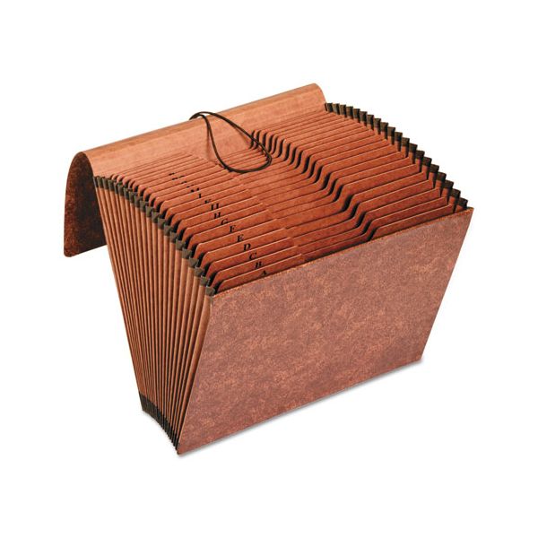 PFXR117ALHD Pendaflex Heavy-Duty Expanding File, 21 Pockets, 1/3 Tab, Letter, Brown
