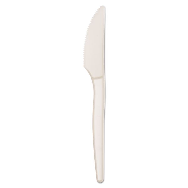 ECOEPS001 Eco-Products Plant Starch Knife - 7", 50/PK, 20 PK/CT