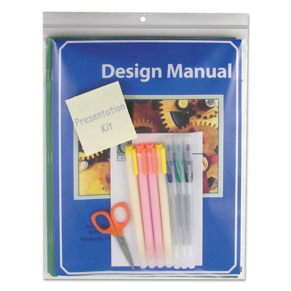 CLI47911 C-Line Heavyweight Industrial Poly Zip Bags, 8 1/2 x 11, 50/BX