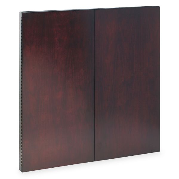 MLNCTMBMAH Mayline Corsica Series Veneer Dry Erase Presentation Board, 48 x 48, Mahogany Frame