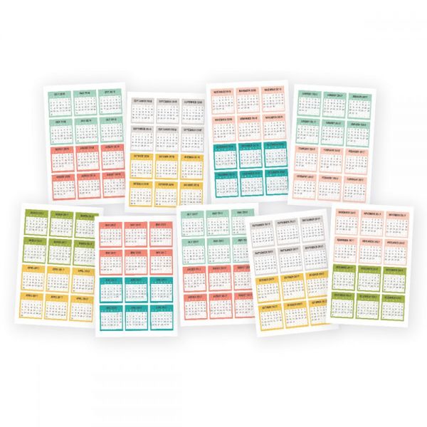 NOTM375370 Posh Mini Stickers 4"X6" 9/Pkg