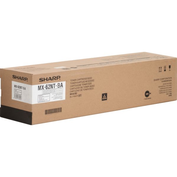 SHRMX62NTBA Sharp MX62NTBA High-Yield Black Toner Cartridge
