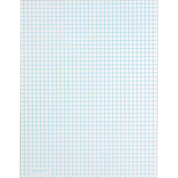 TOP3314 TOPS White Quadrille Pads - Letter