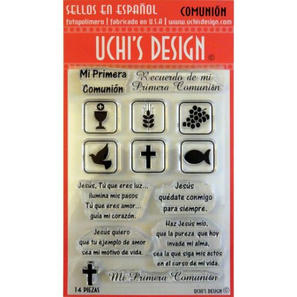 NOTM307330 Uchi's Design Spanish Clear Stamp Set 4"X6" Sheet