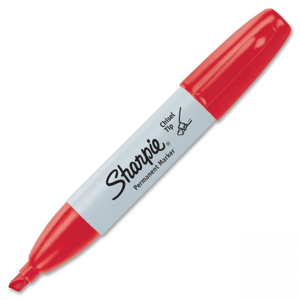 SAN38283 Sharpie Chisel Tip Permanent Markers