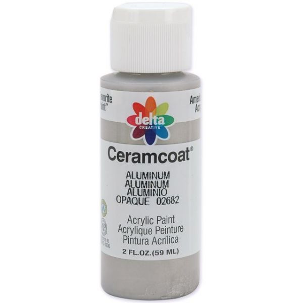 NOTM400008 Ceramcoat Gleams Aluminum Acrylic Paint