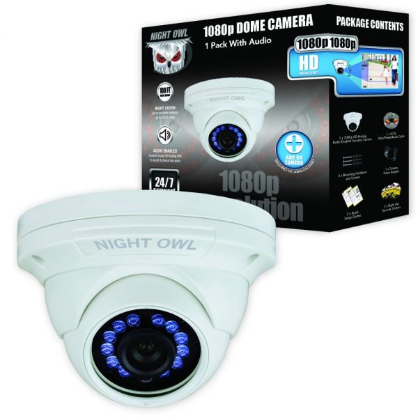 IGRM1Y9339 Night Owl CM-HDA10W-DMA 2 Megapixel Surveillance Camera - 1 Pack - Color