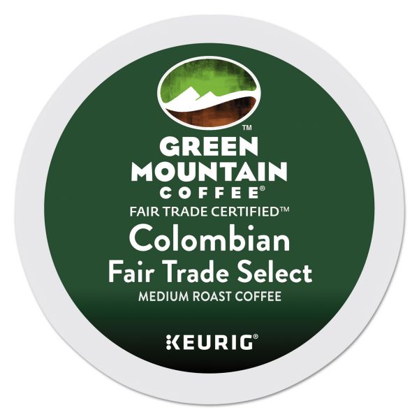 GMT6003CT Green Mountain Coffee Colombian Fair Trade Select Coffee K-Cups, 96/Carton