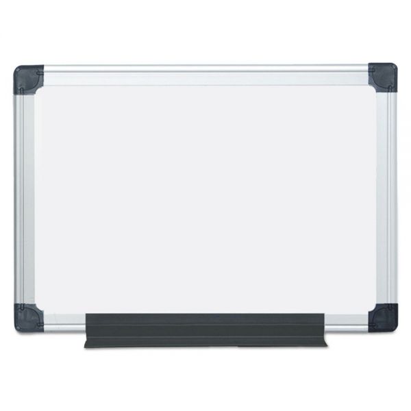 BVCMA0207170 MasterVision Value Lacquered Steel Magnetic Dry Erase Board, 18 x 24, White, Aluminum