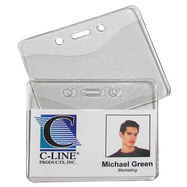 CLI88607 C-Line Heavy Duty Horizontal Badge Holders